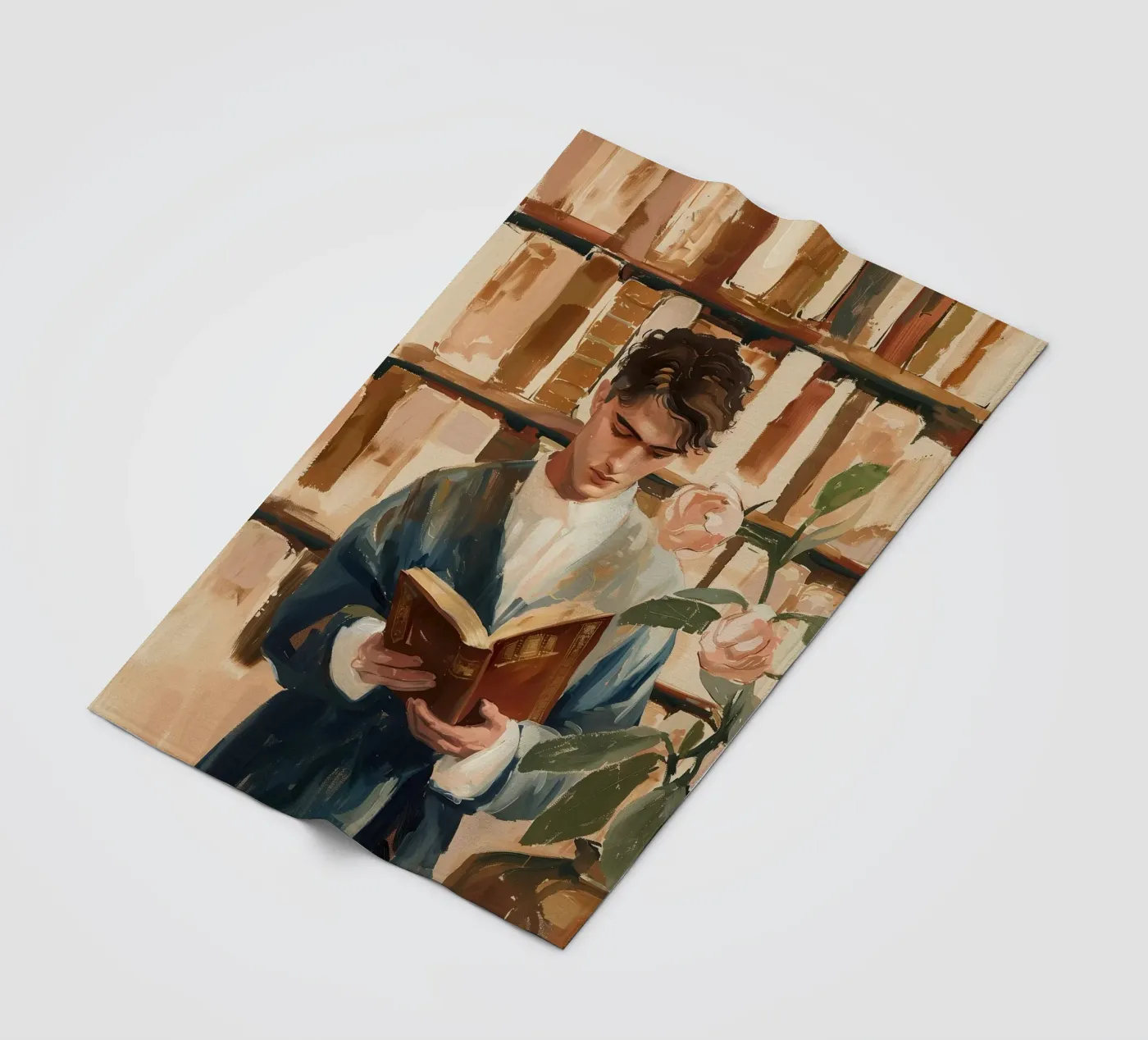 The Quiet Reader coperta in pile da Freya