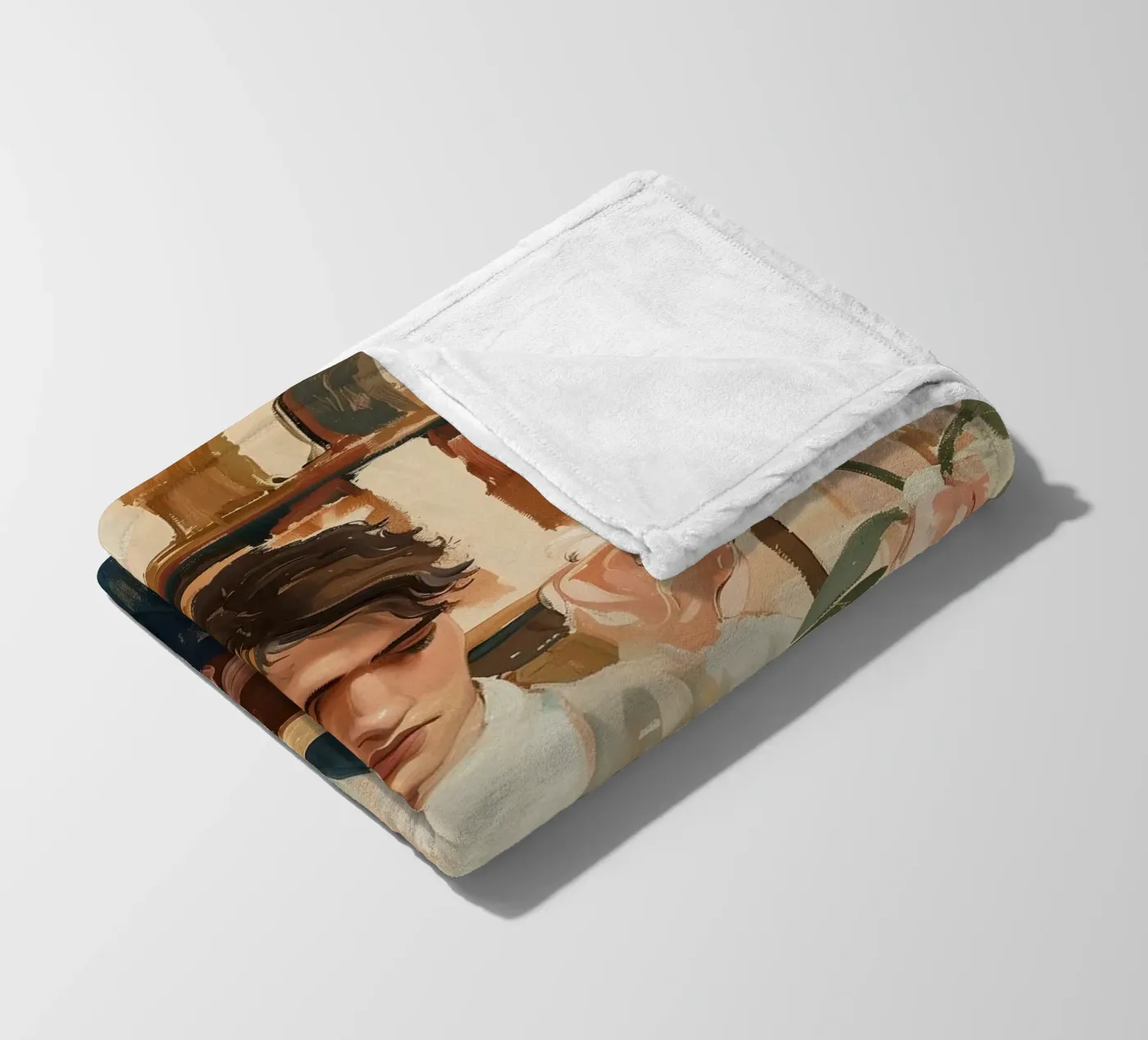 The Quiet Reader coperta in pile da Freya