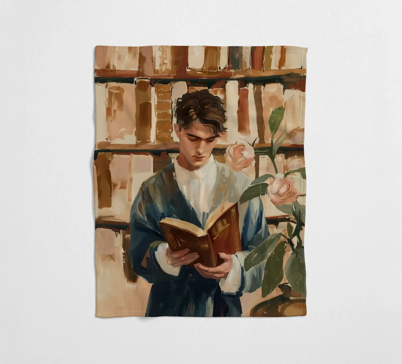 The Quiet Reader coperta in pile da Freya