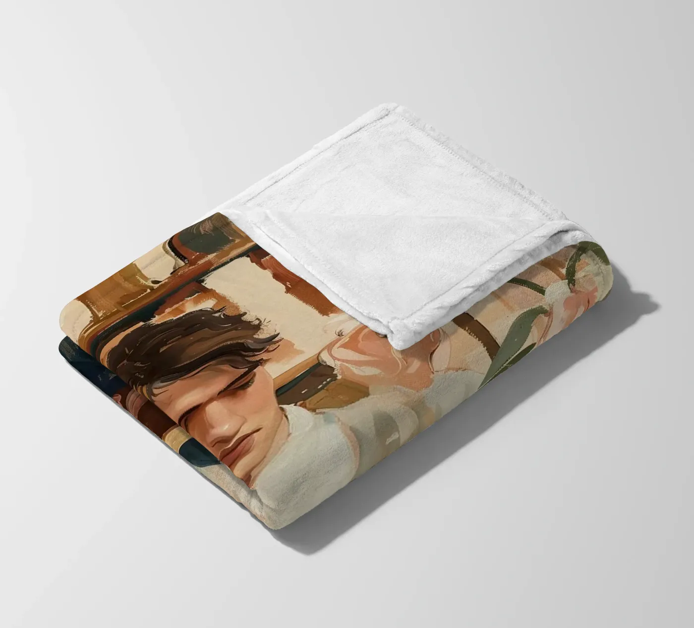 The Quiet Reader coperta in pile da Freya