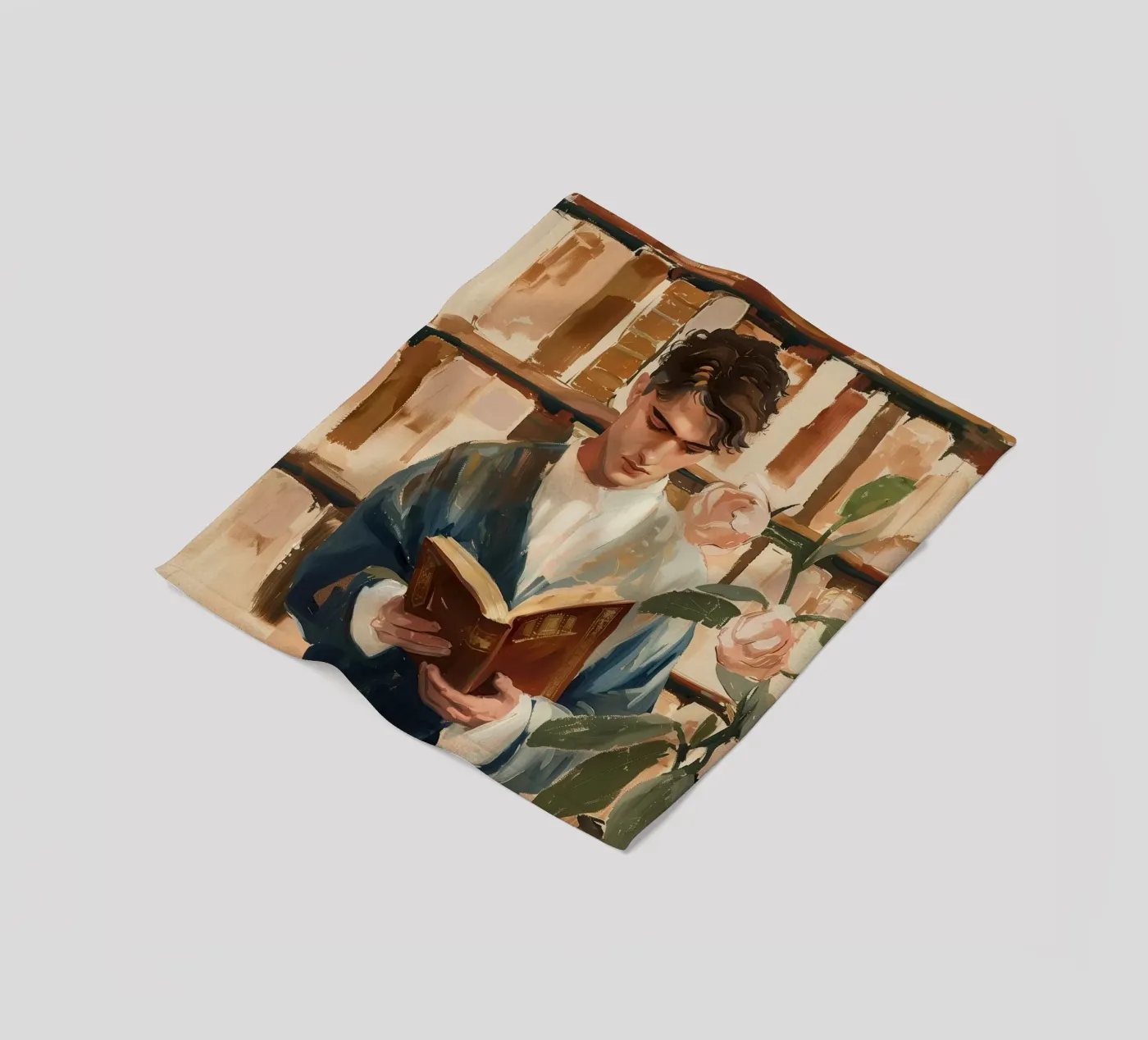 The Quiet Reader coperta in pile da Freya
