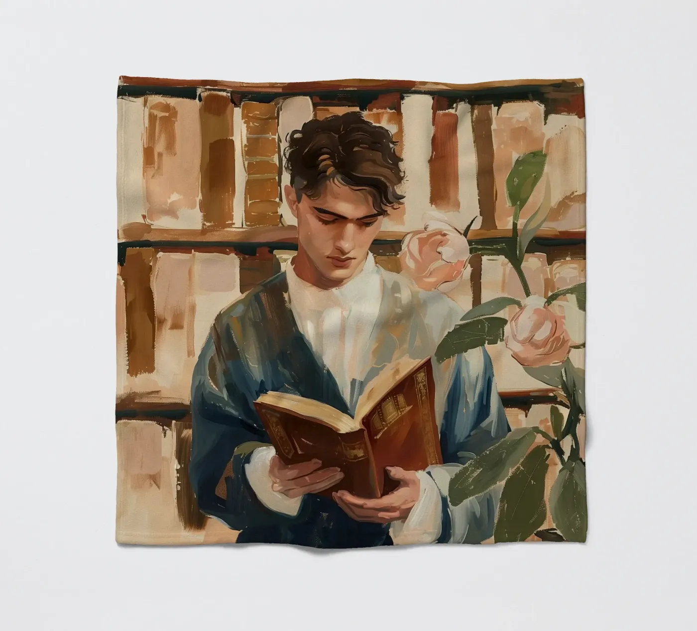 The Quiet Reader coperta in pile da Freya
