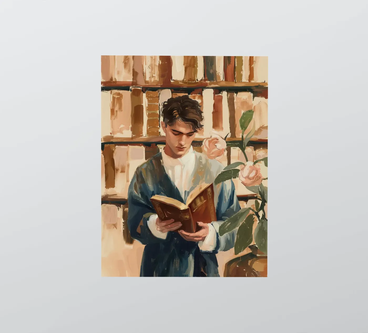 The Quiet Reader sticker by Freya