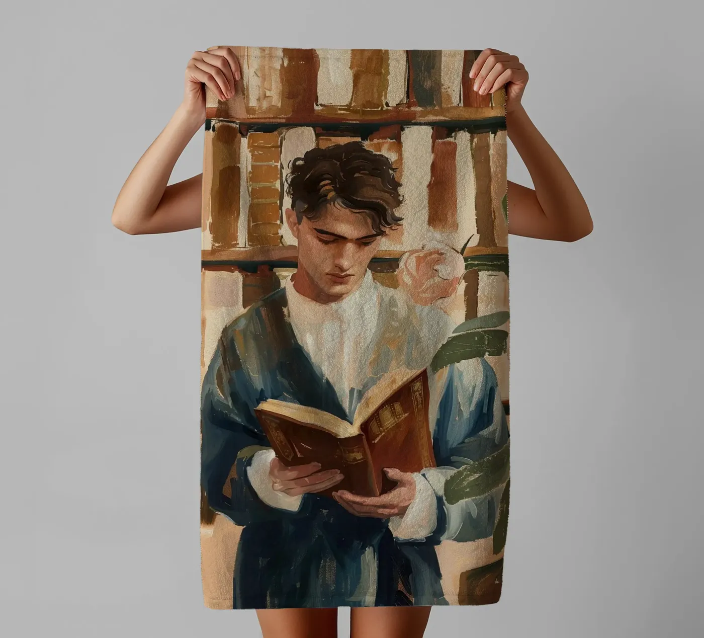 The Quiet Reader Handtuch von Freya