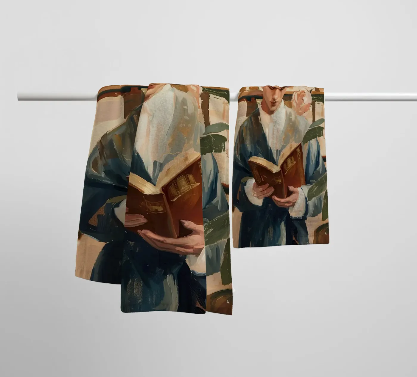 The Quiet Reader Handtuch von Freya