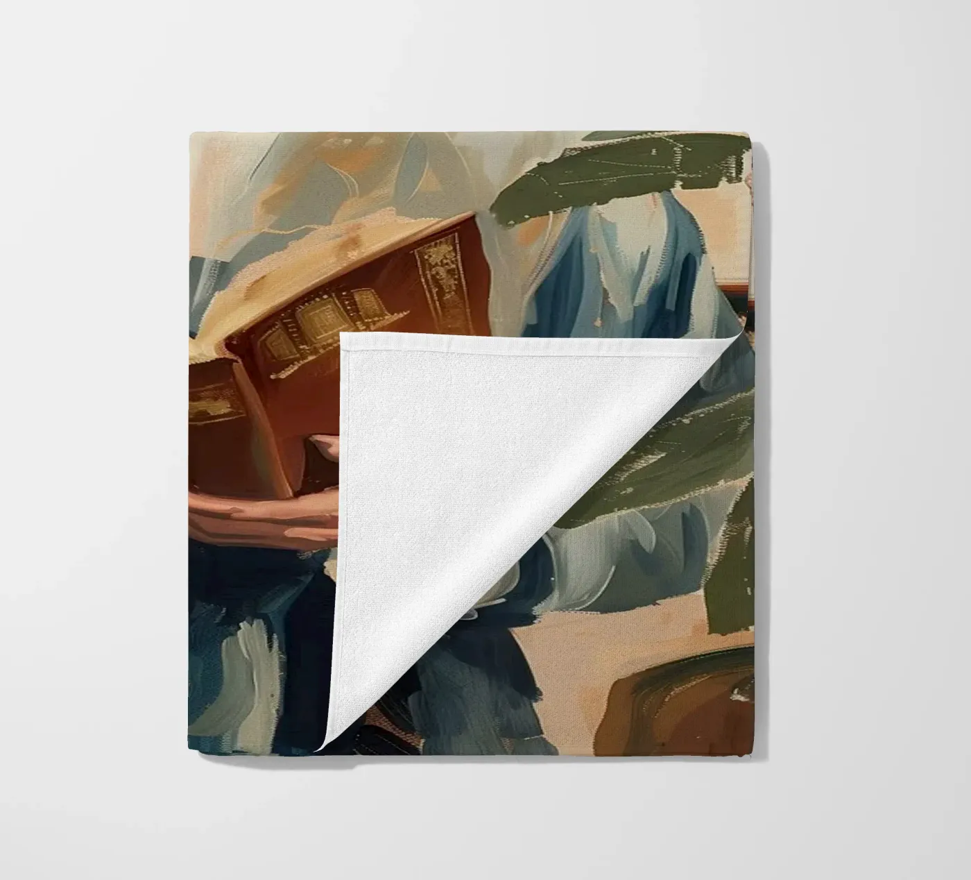 The Quiet Reader strandhanddoek van Freya
