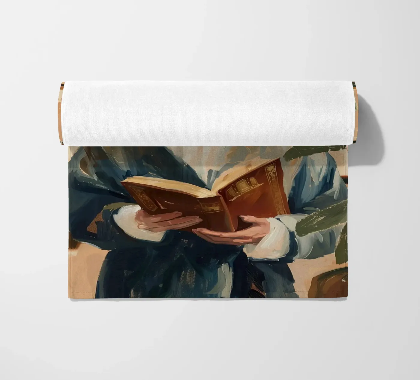 The Quiet Reader strandhanddoek van Freya