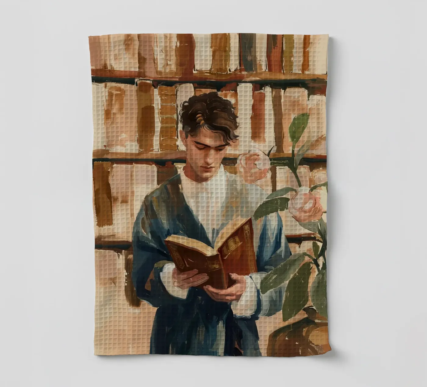 The Quiet Reader Geschirrtuch von Freya