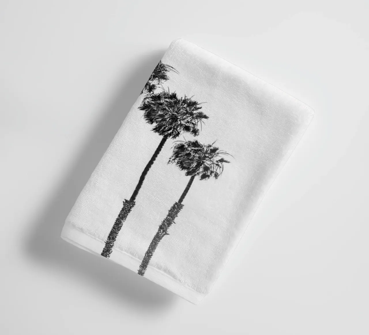 GOOD VIBES ONLY Dreaming under palm trees towel by Melanie Viola