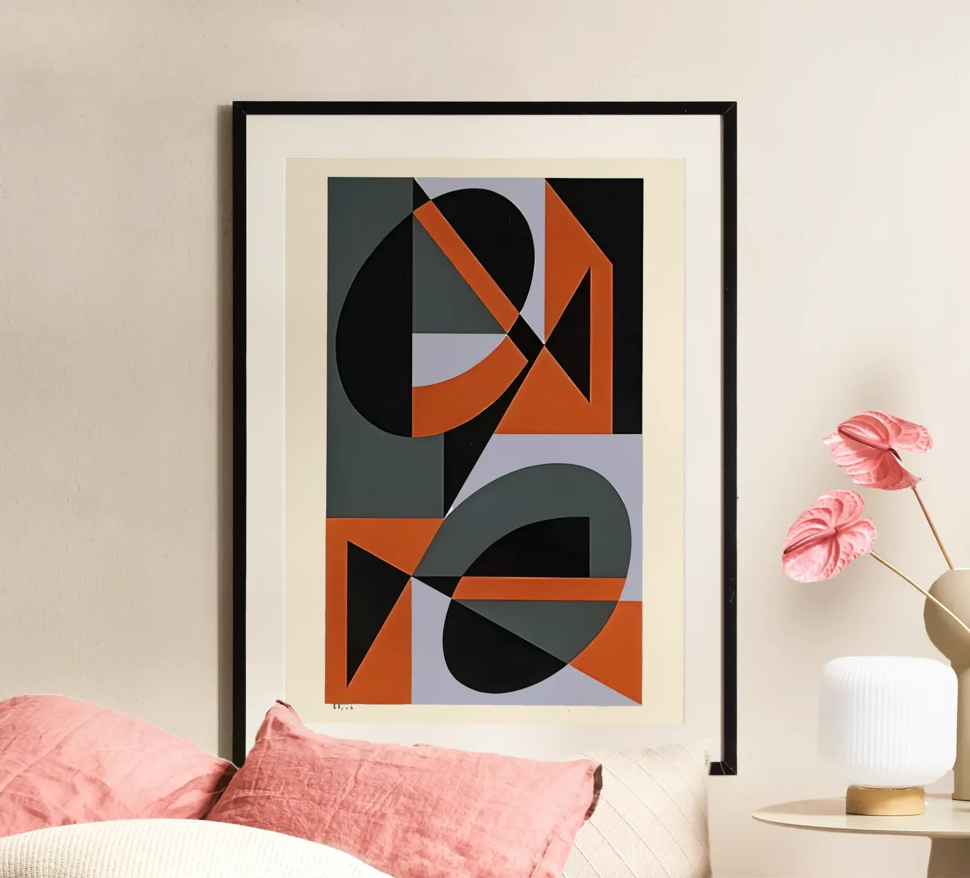 Bauhaus – Angular Tension Poster von Robert