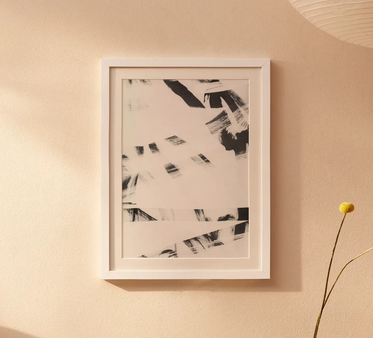 wabi sabi 16-04 poster con telaio in plastica da IRIS LEHNHARDT FINE ART