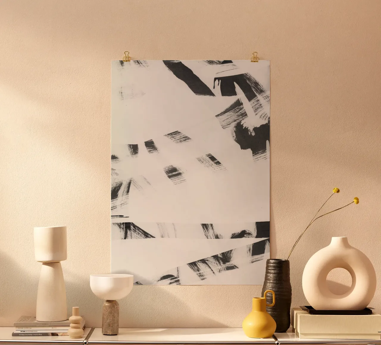 wabi sabi 16-04 poster con telaio in plastica da IRIS LEHNHARDT FINE ART