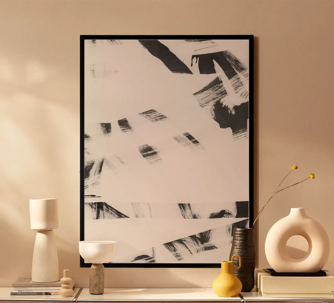wabi sabi 16-04 poster con telaio in plastica da IRIS LEHNHARDT FINE ART
