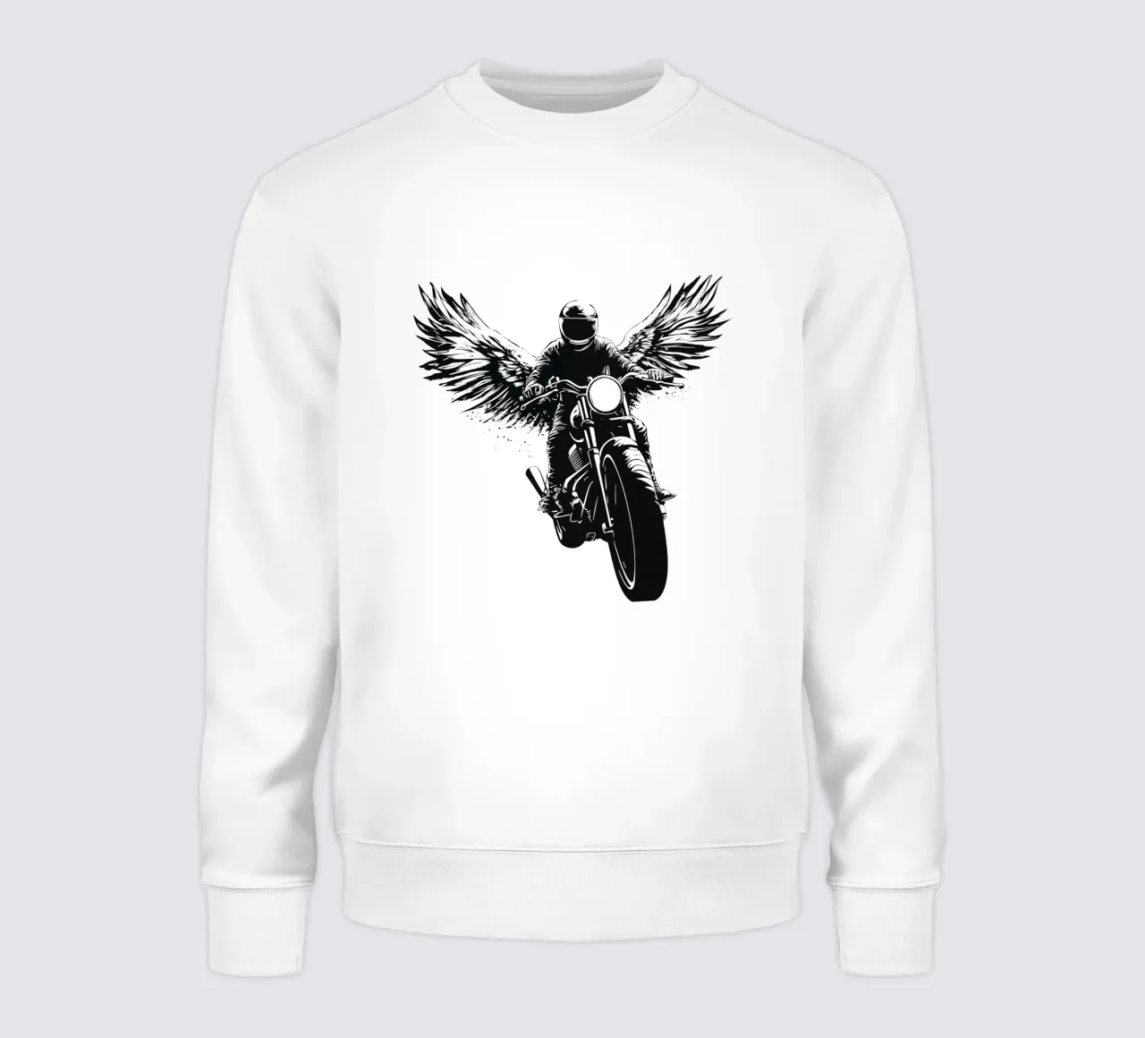 Biker Angel | Interpretazione moderna di Icarus felpa da Autofocus
