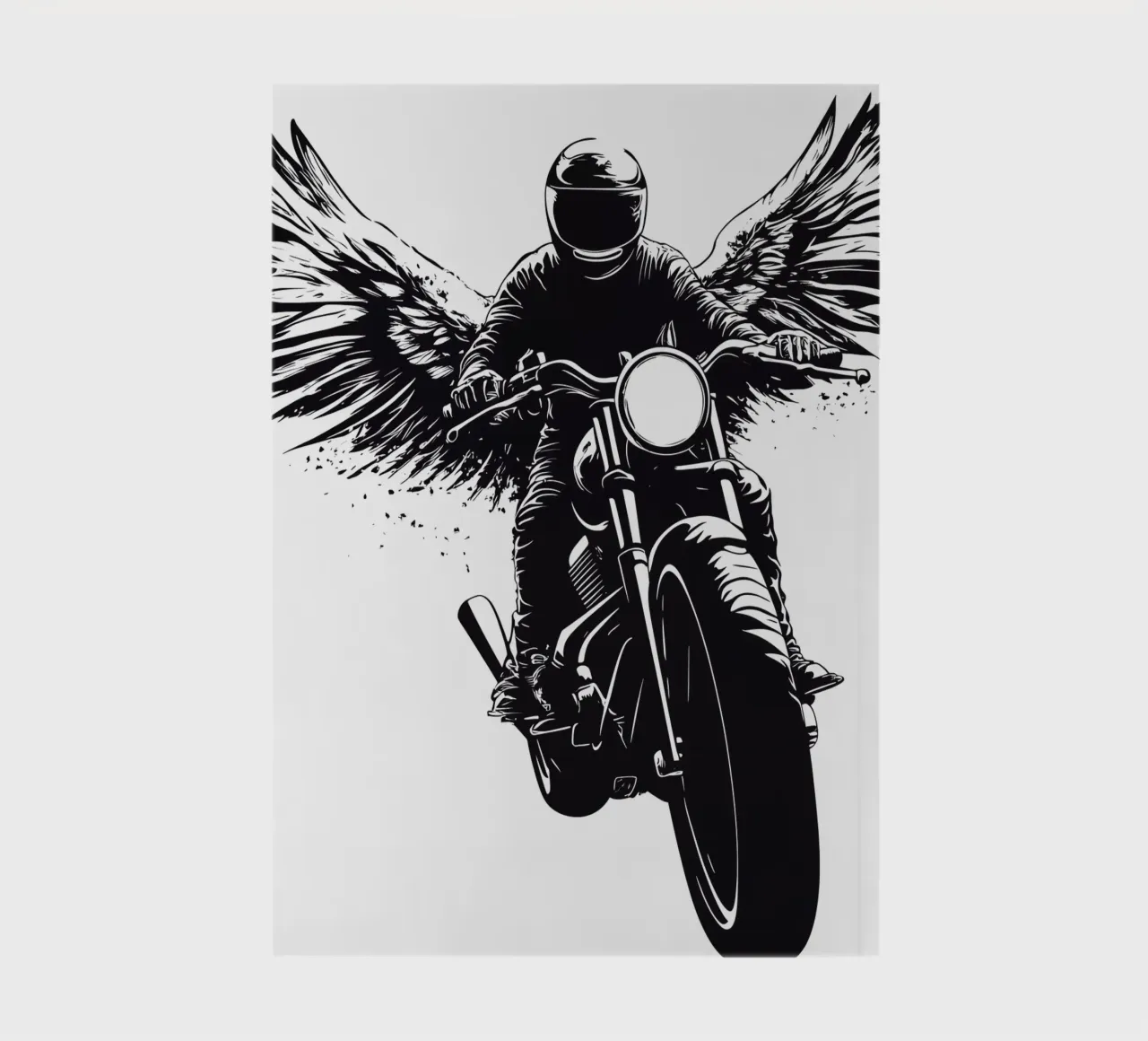 Biker Angel | Interpretazione moderna di Icarus diario da Autofocus