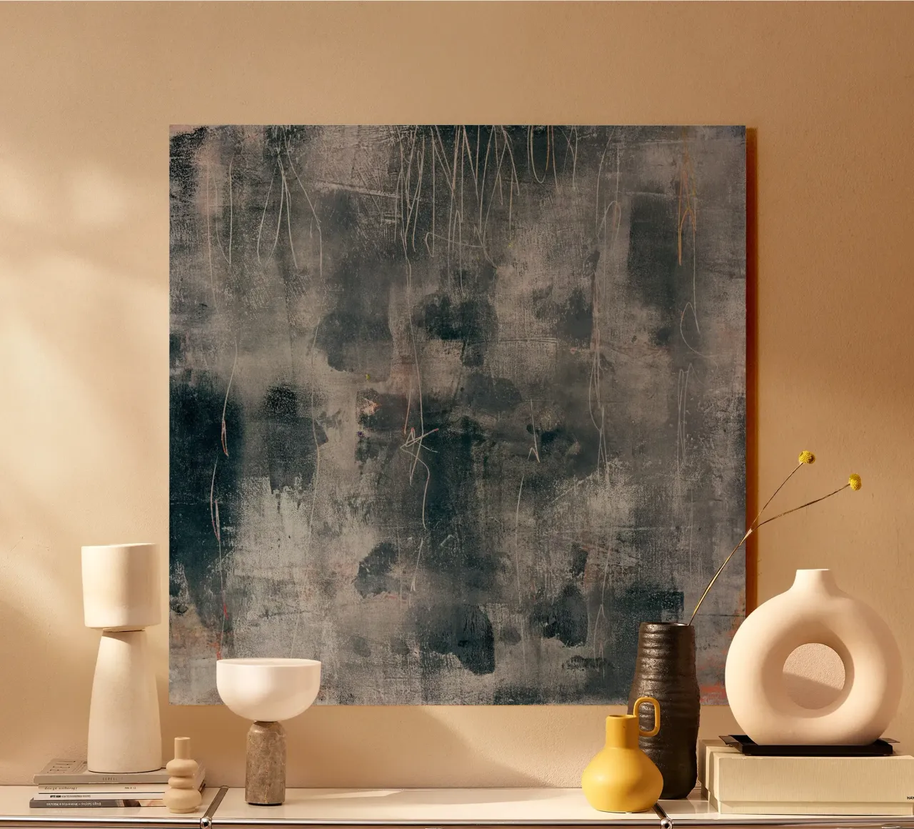 tex mix grey plexiglass da IRIS LEHNHARDT FINE ART