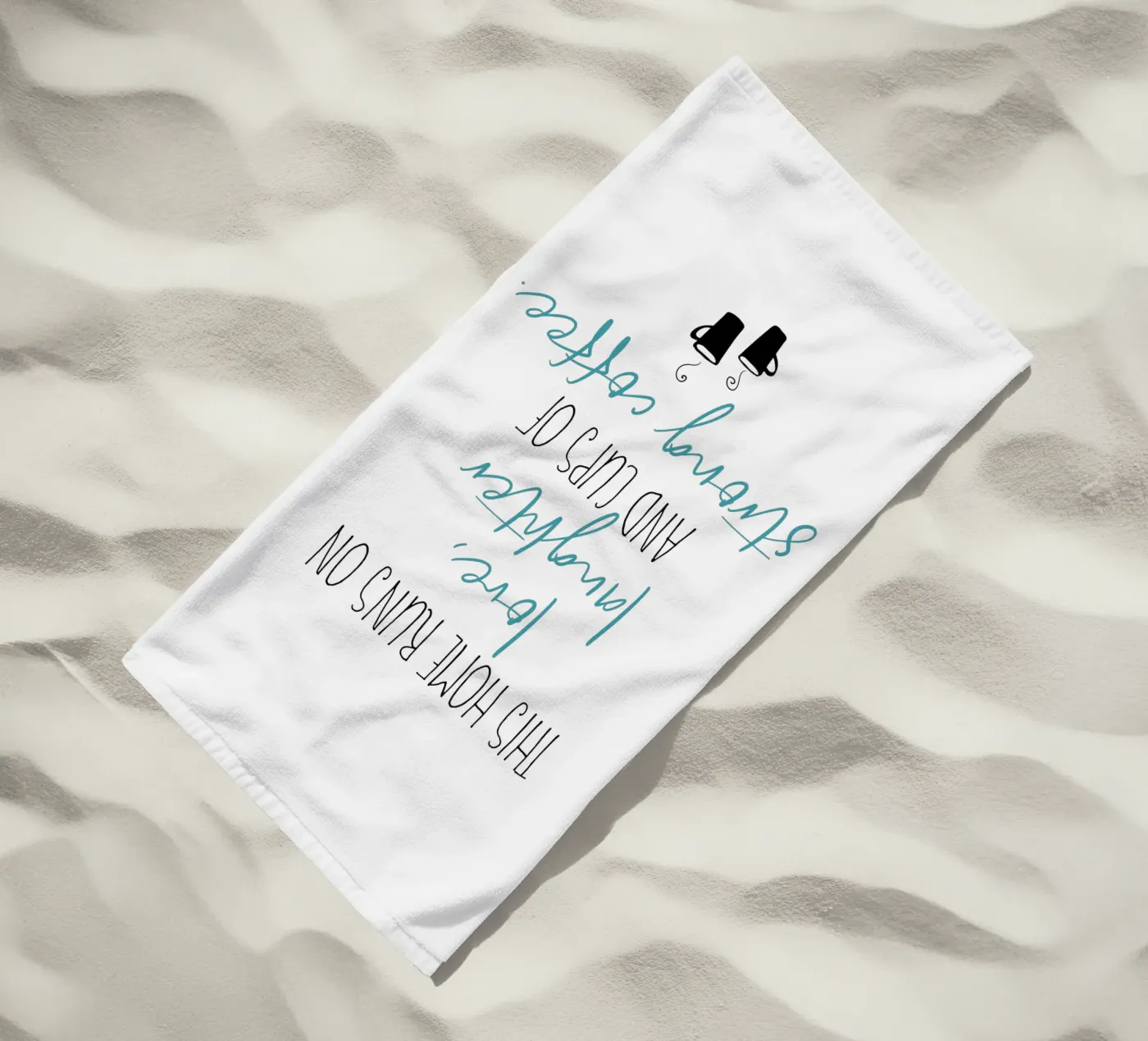 Caffè forte telo mare da Melanie Viola