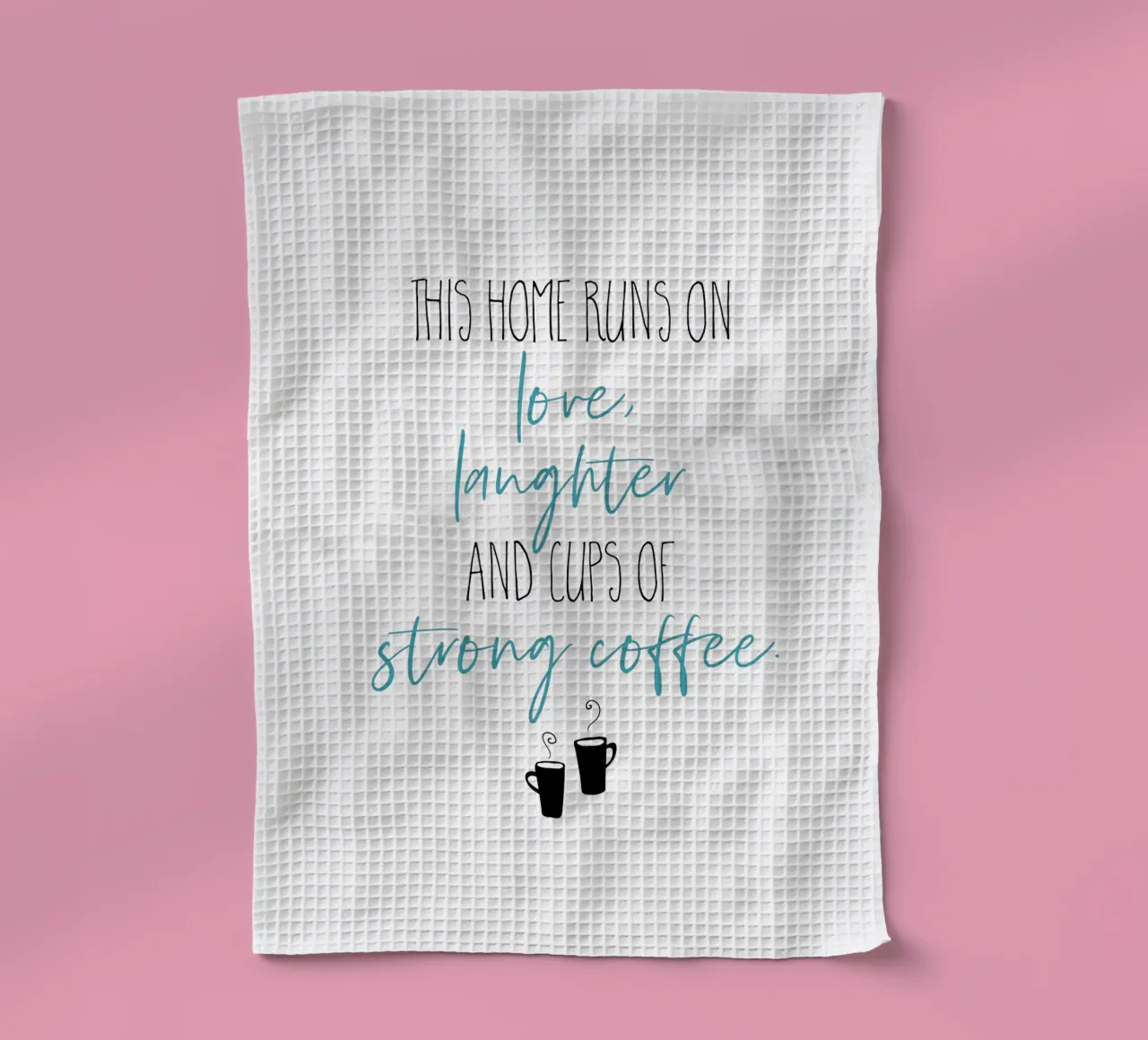 Starker Kaffee Geschirrtuch von Melanie Viola