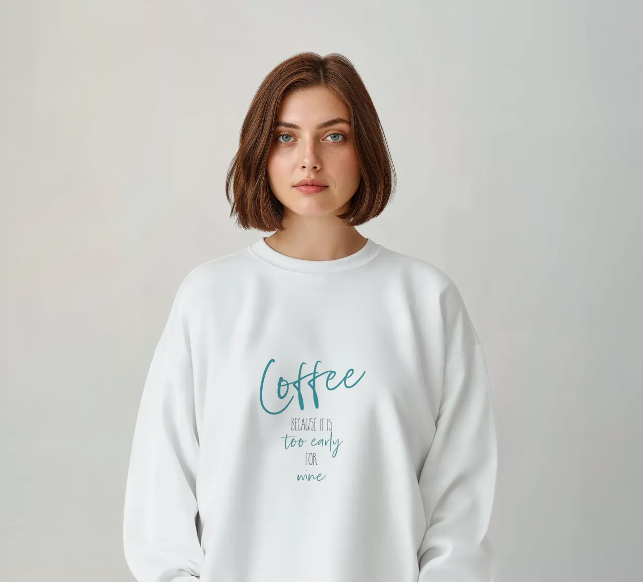 Caffè - troppo presto per il vino felpa da Melanie Viola