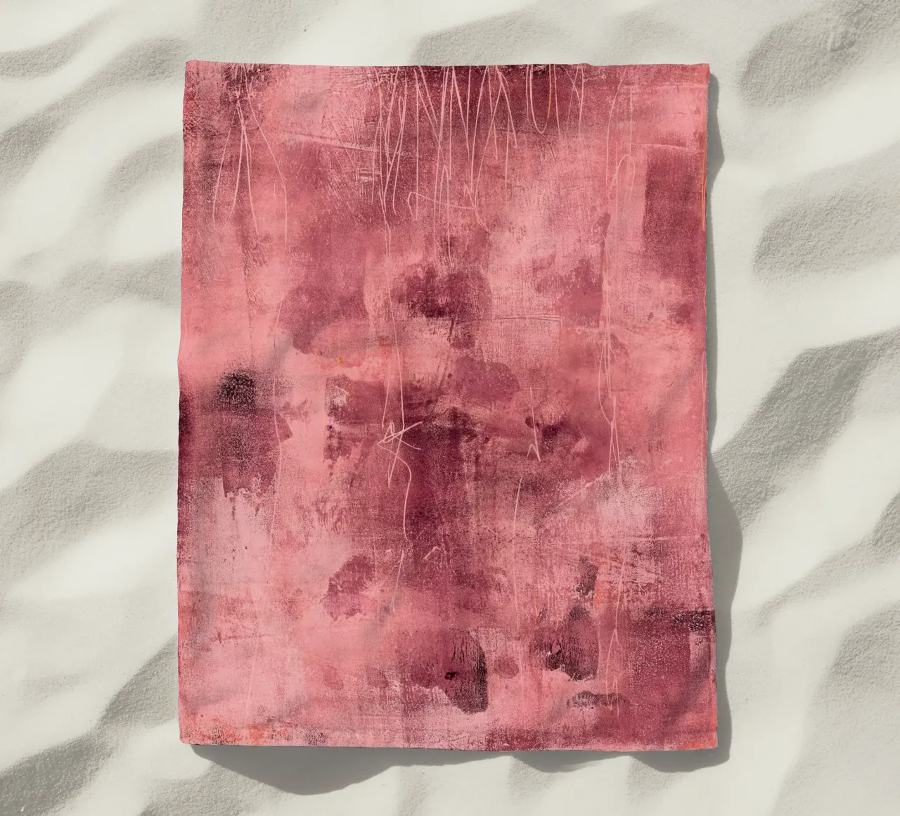 tex mix copper pink glow telo mare da IRIS LEHNHARDT FINE ART