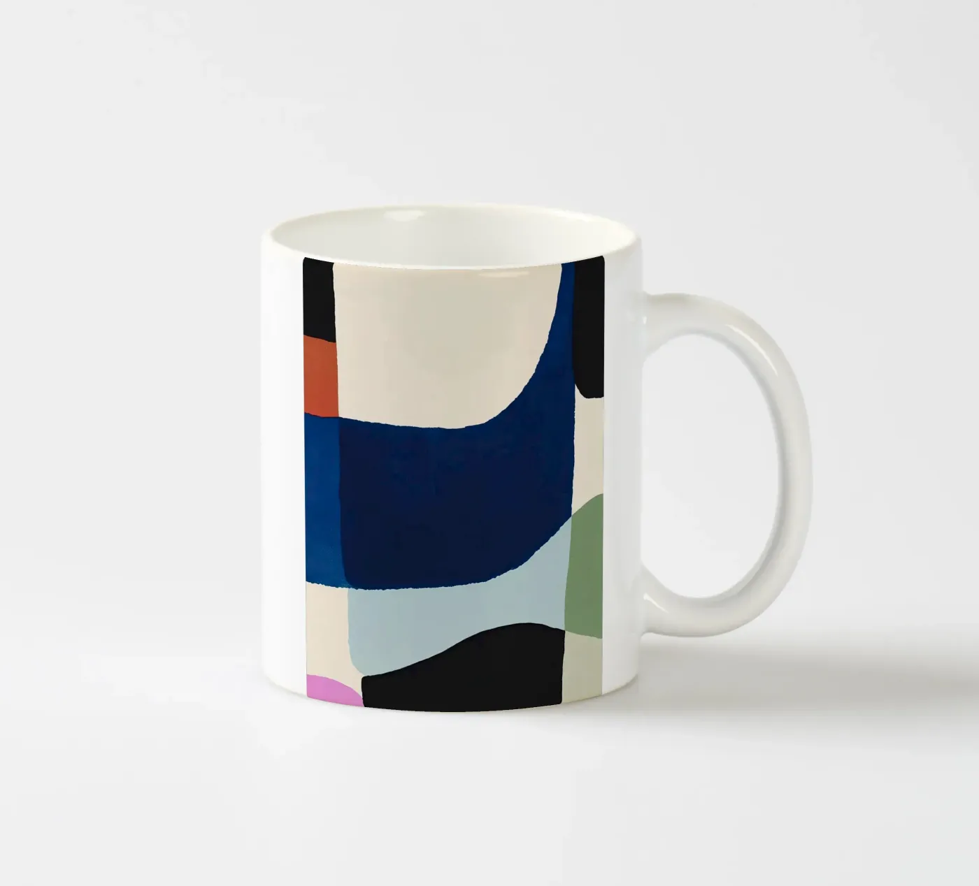 Balanced Color Composition ceramic mug by Gaite