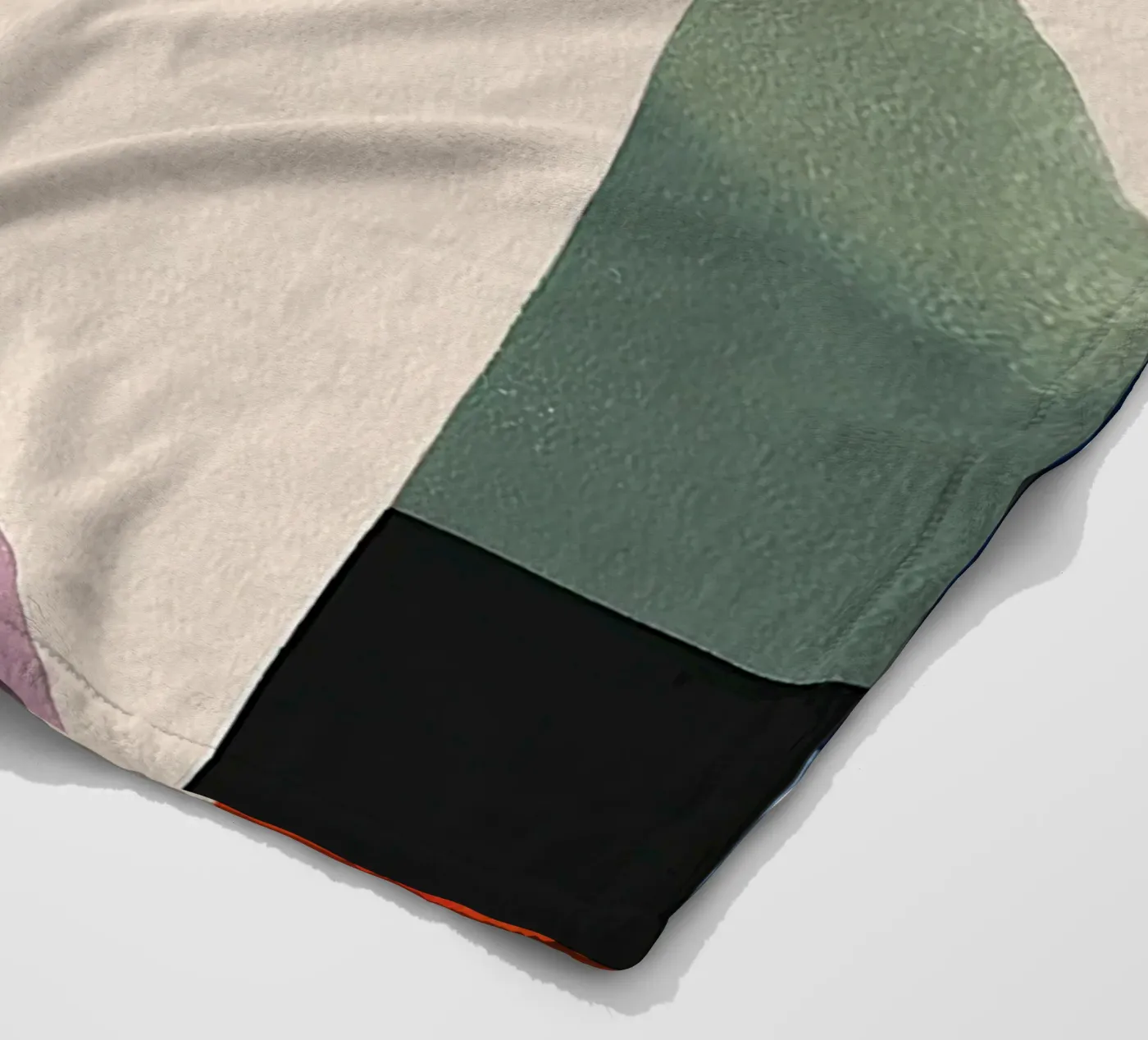 Balanced Geometric Composition fleece blanket by Gaite