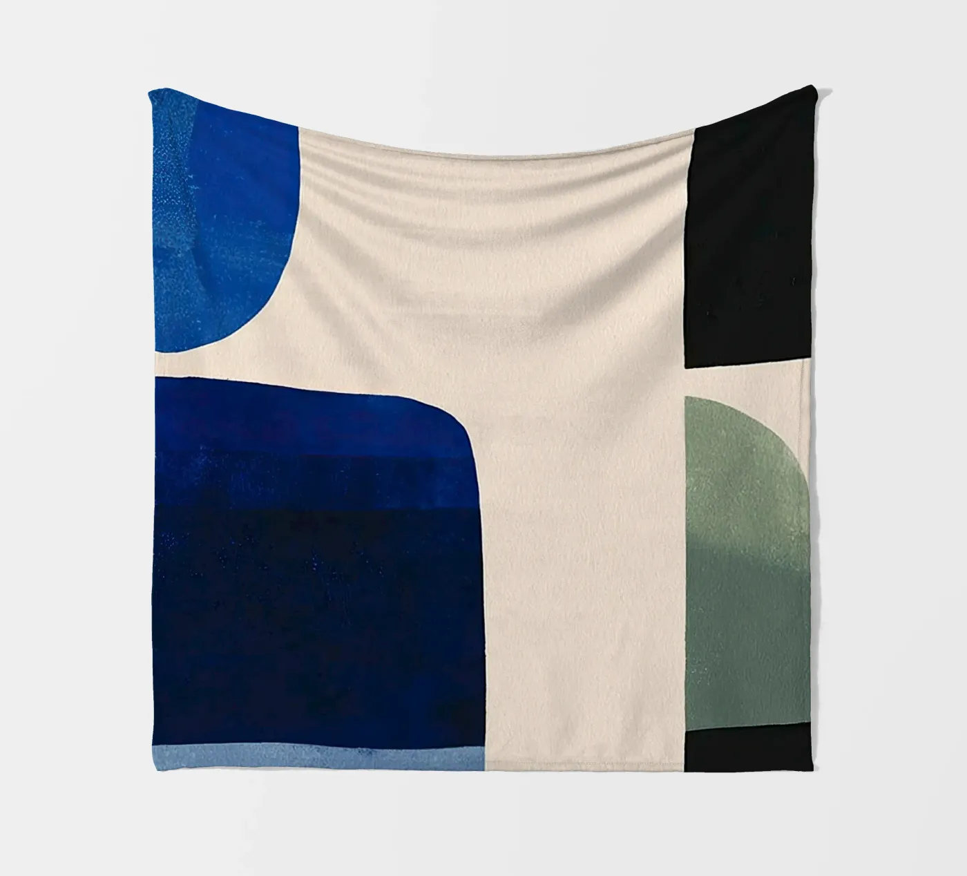 Balanced Geometric Composition fleece blanket by Gaite