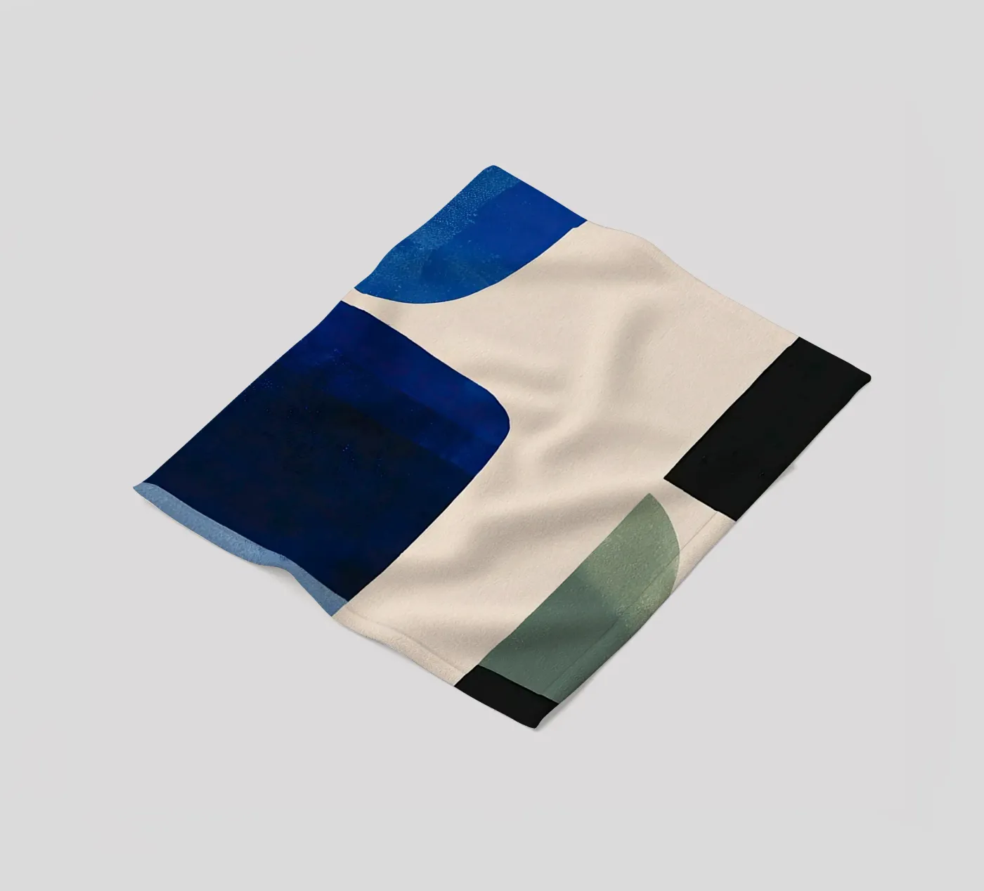 Balanced Geometric Composition fleece blanket by Gaite