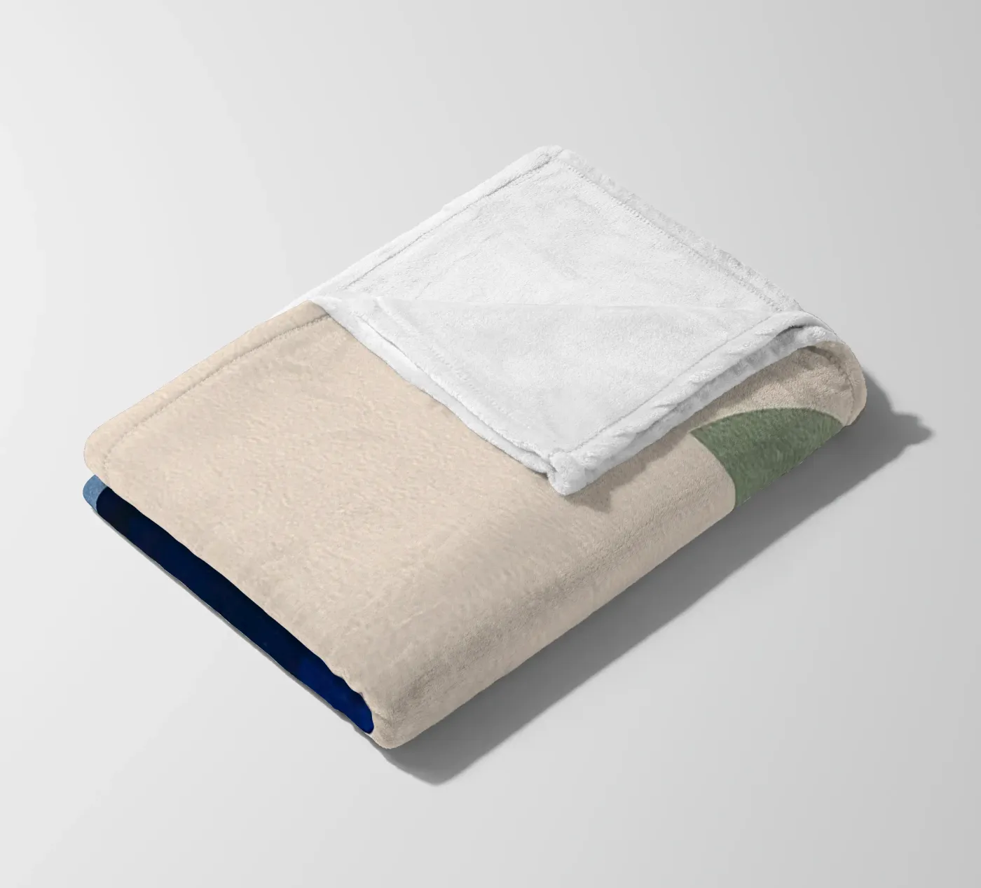 Balanced Geometric Composition fleece blanket by Gaite