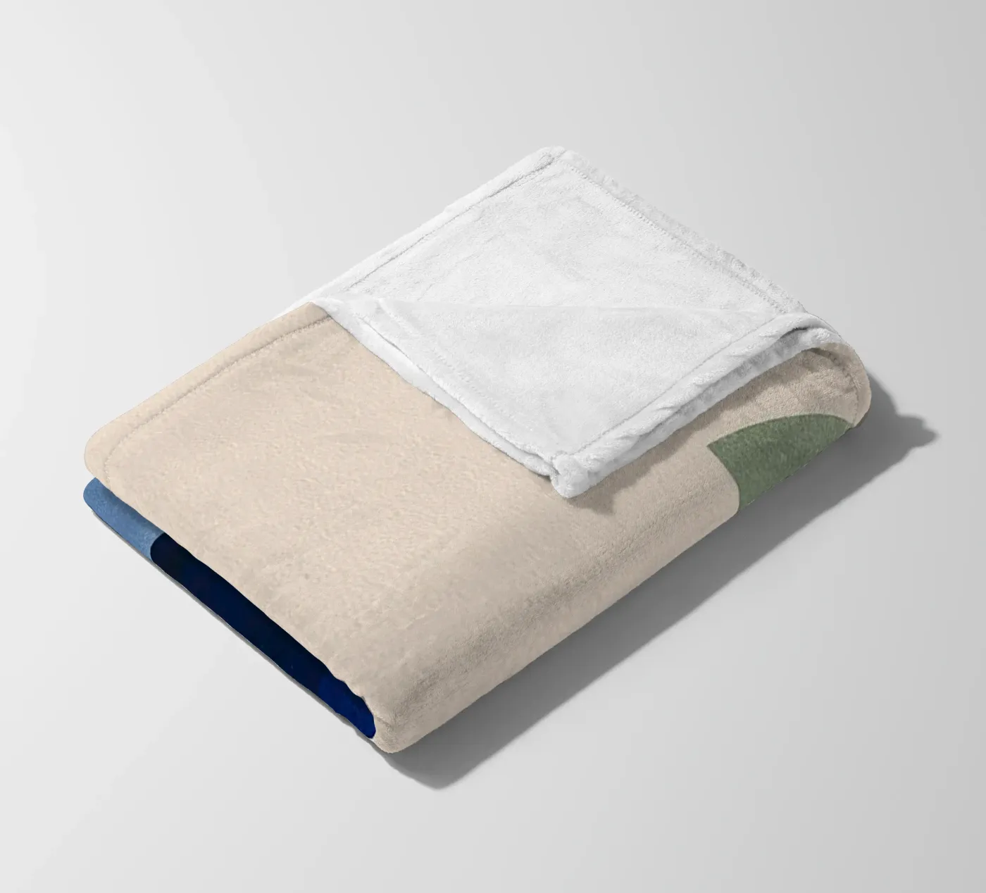 Balanced Geometric Composition fleece blanket by Gaite
