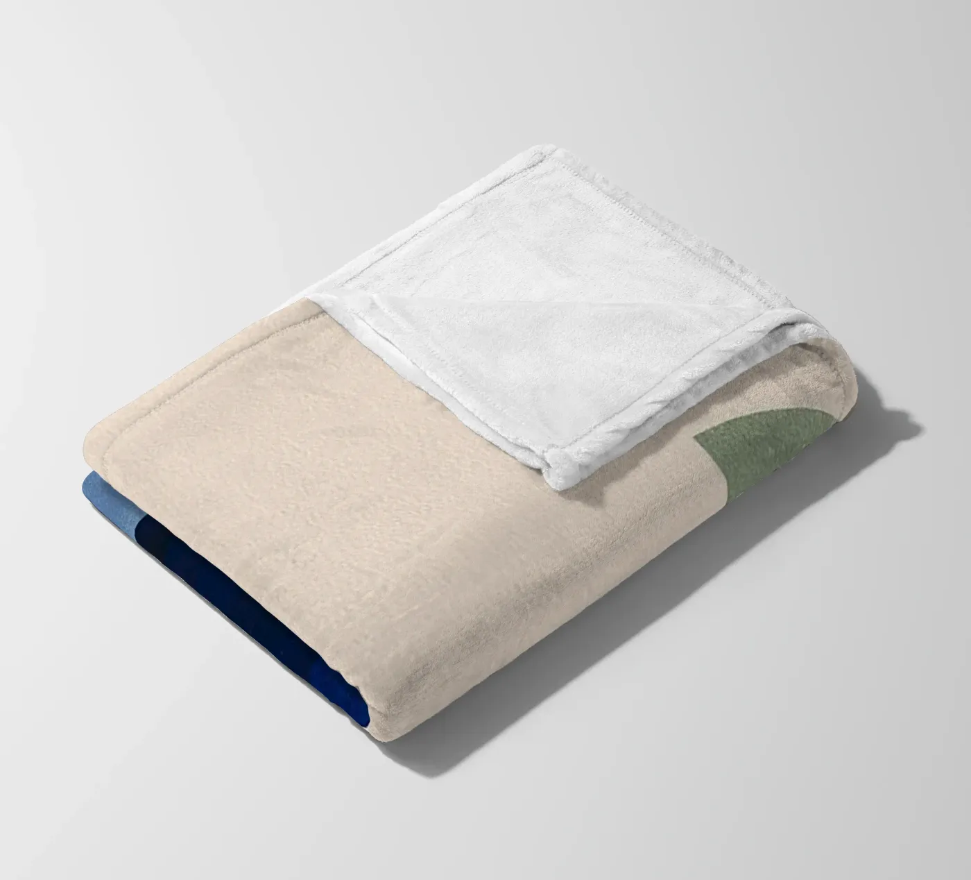 Balanced Geometric Composition fleece blanket by Gaite