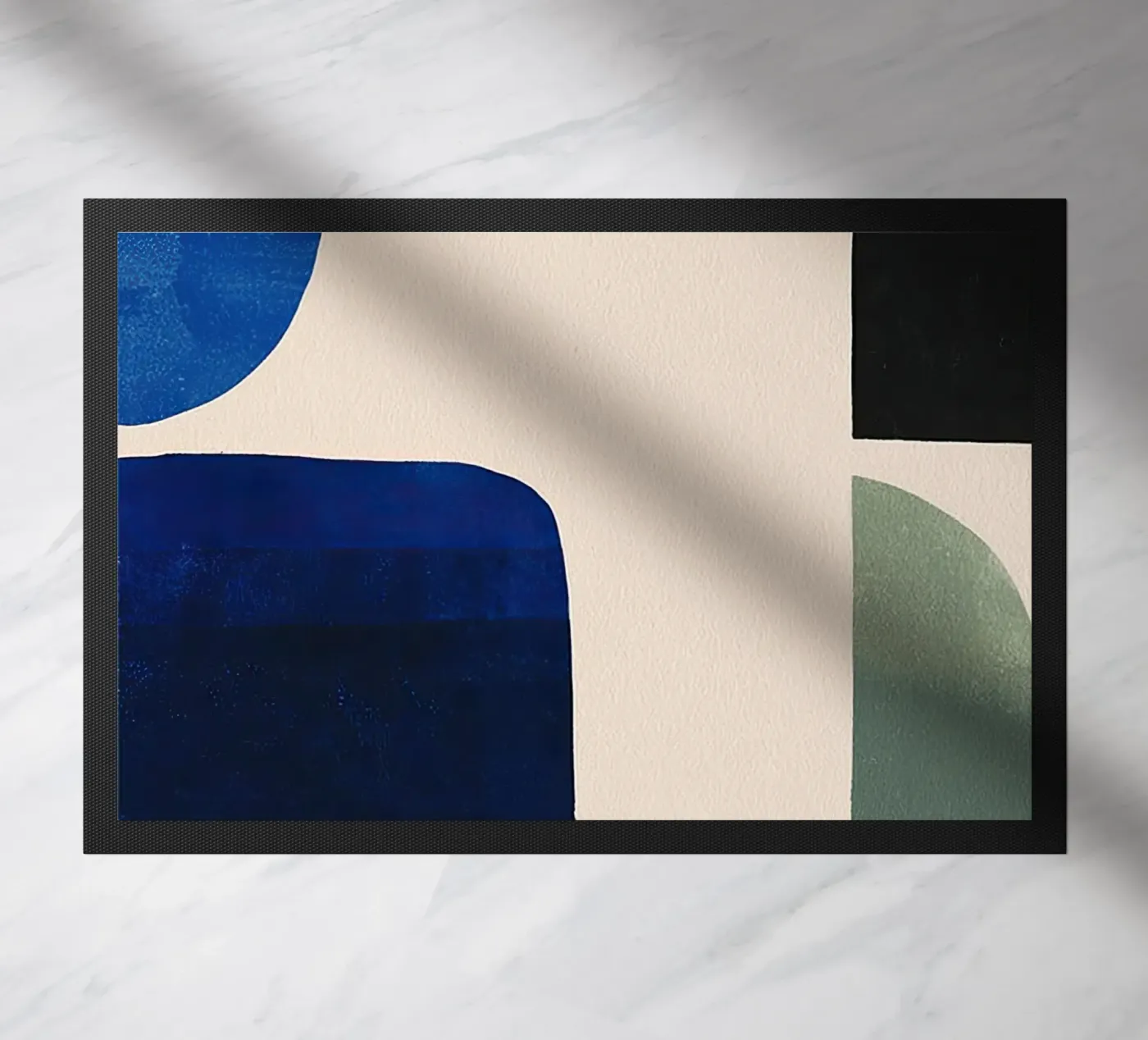 Balanced Geometric Composition doormat by Gaite