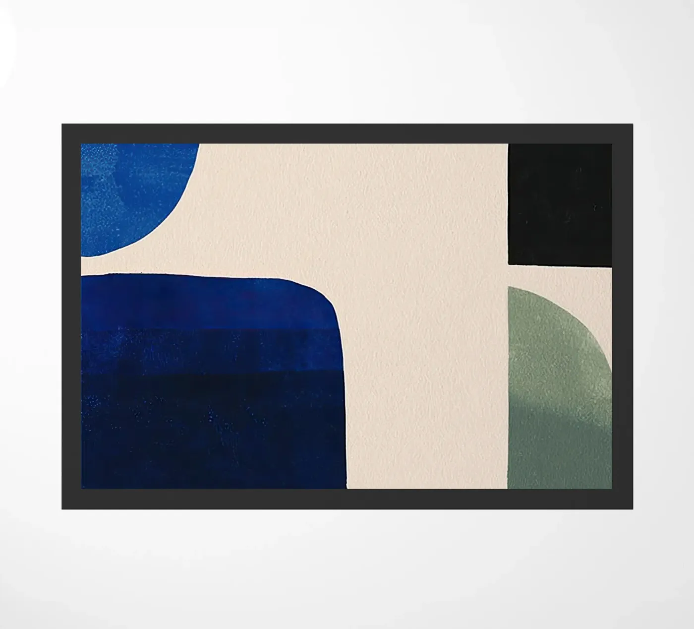 Balanced Geometric Composition doormat by Gaite
