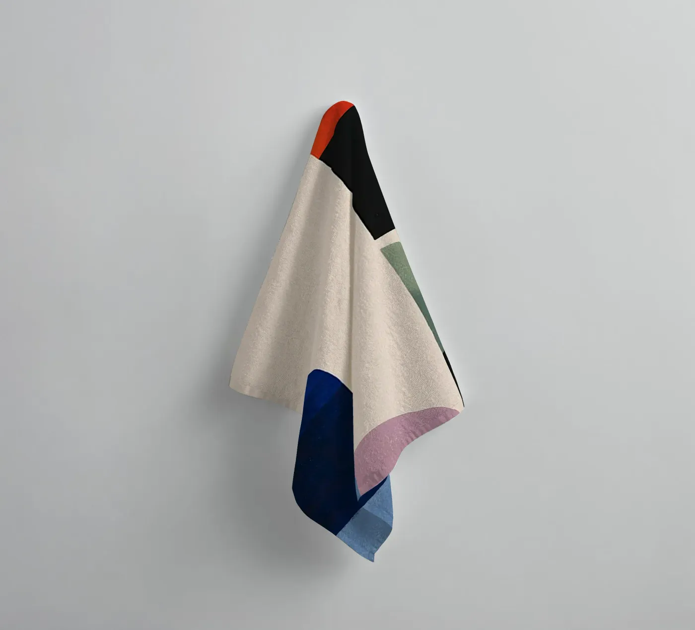 Balanced Geometric Composition towel by Gaite