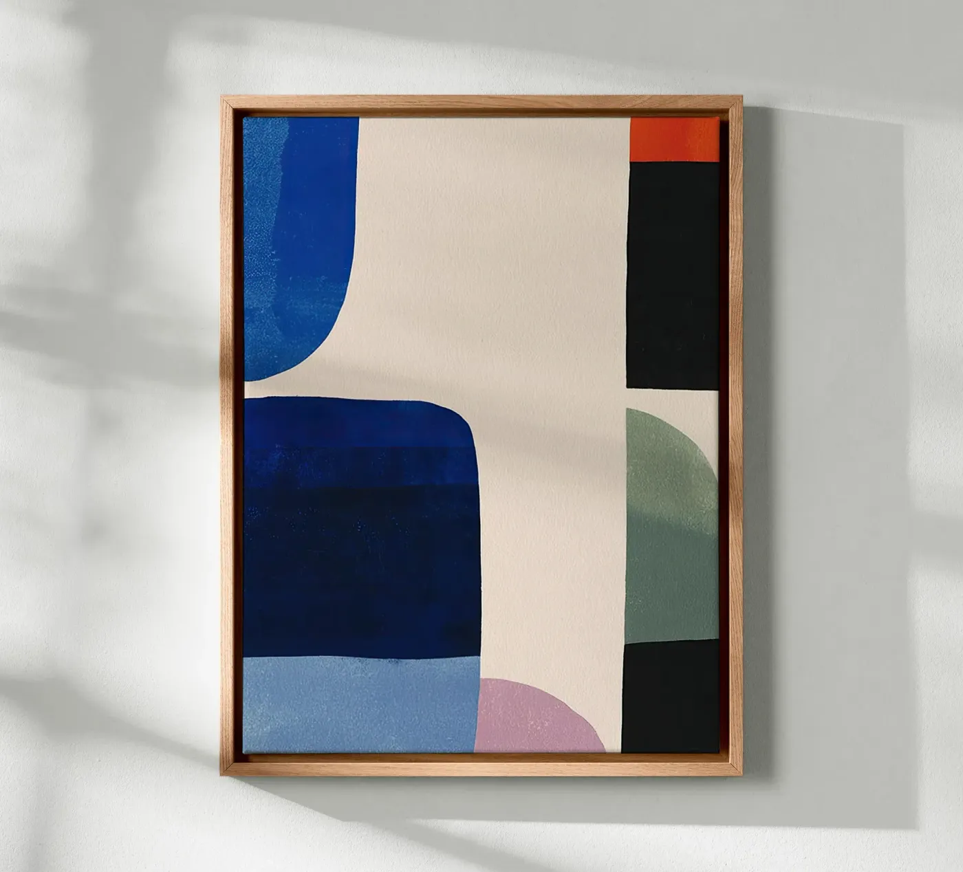 Balanced Geometric Composition canvas by Gaite