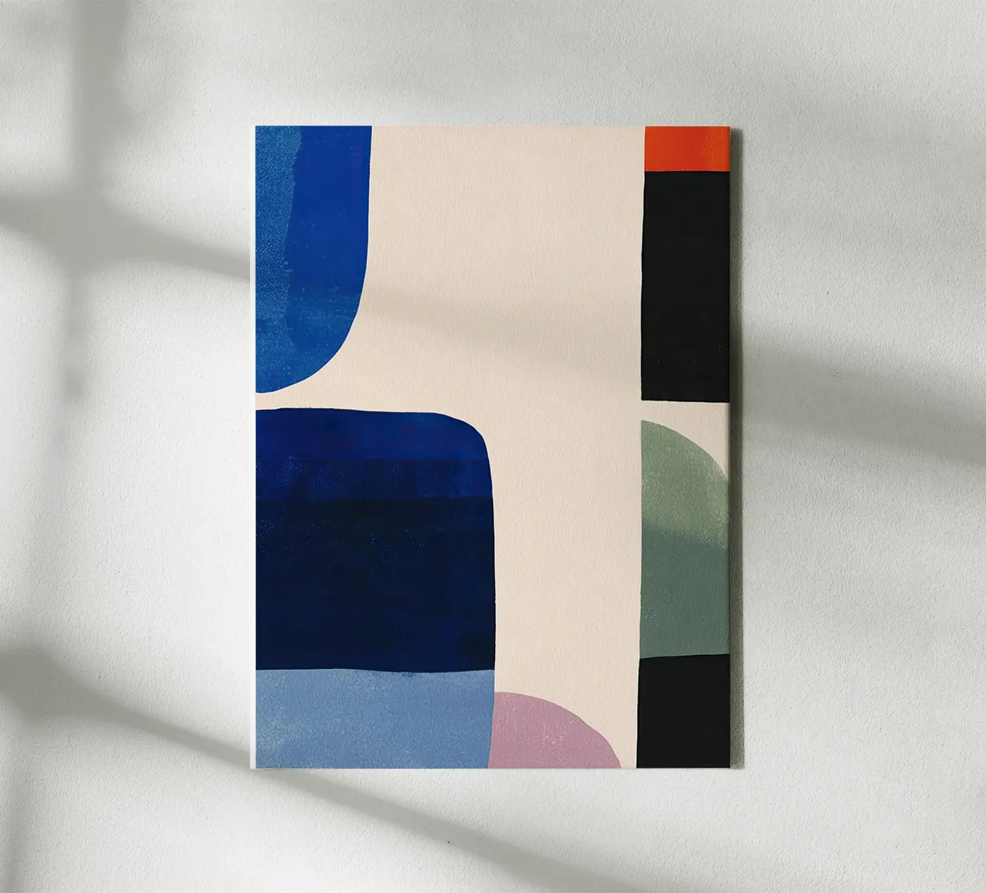 Balanced Geometric Composition canvas by Gaite