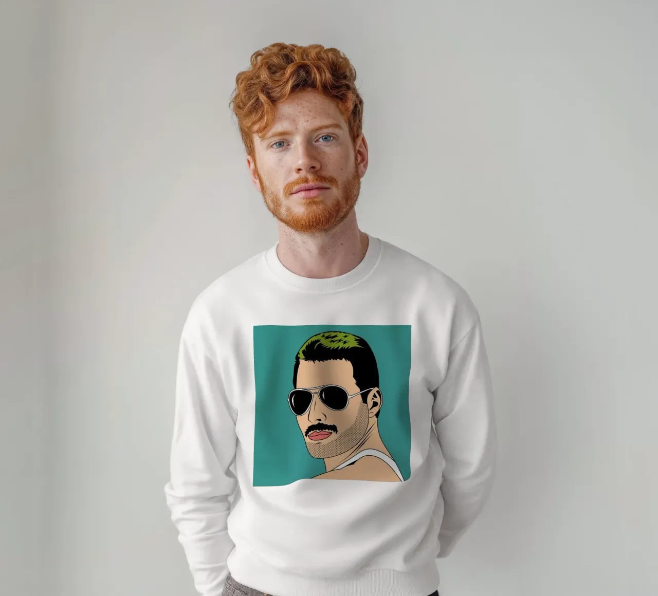 Freddie Mercury felpa da Mark Ashkenazi