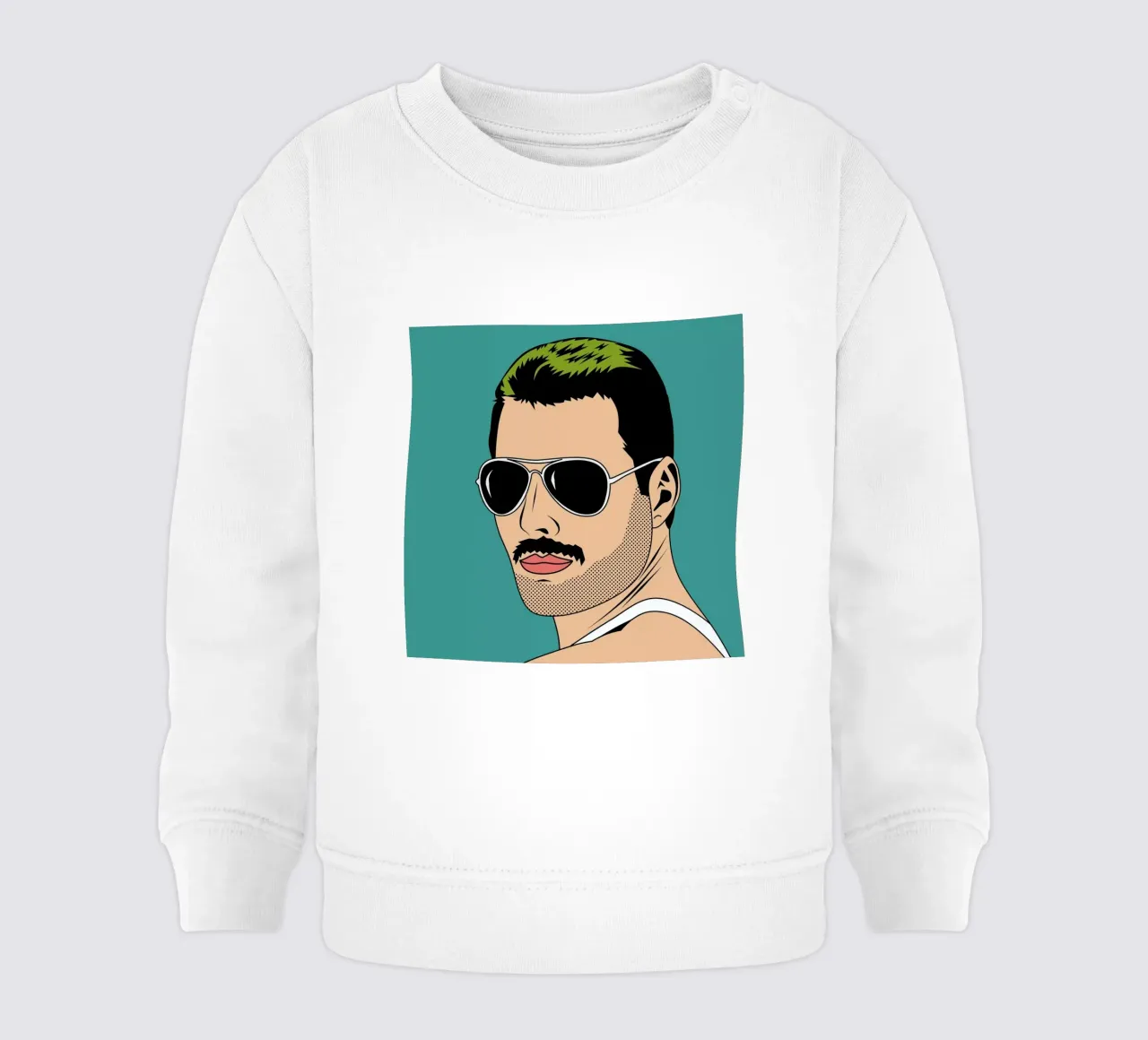 Freddie Mercury felpa neonato da Mark Ashkenazi
