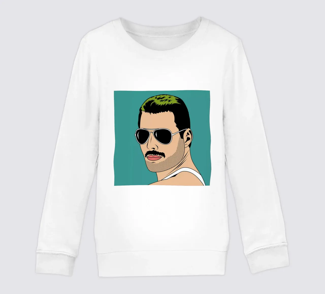 Freddie Mercury Kinder Sweatshirt von Mark Ashkenazi