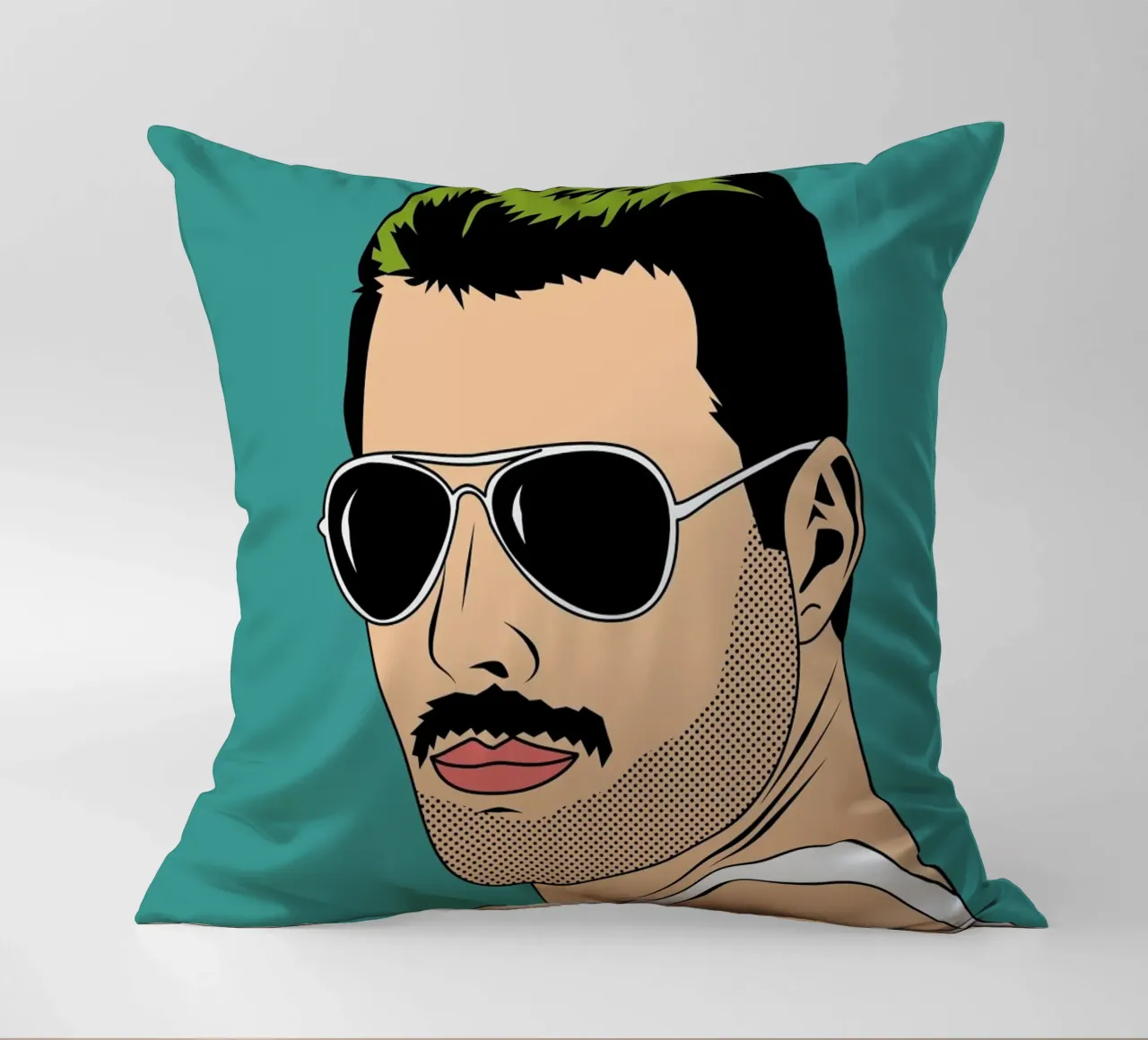Freddie Mercury Kissen von Mark Ashkenazi