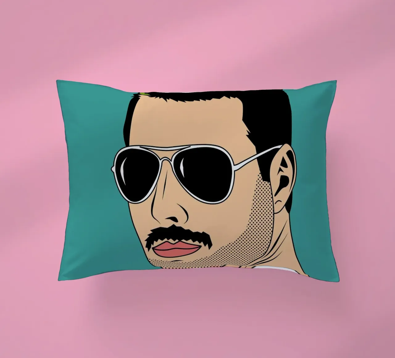 Freddie Mercury Kissen von Mark Ashkenazi