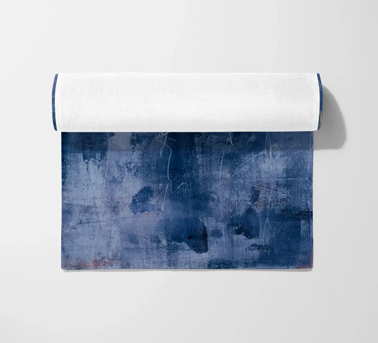 tex mix blue beach towel by IRIS LEHNHARDT FINE ART