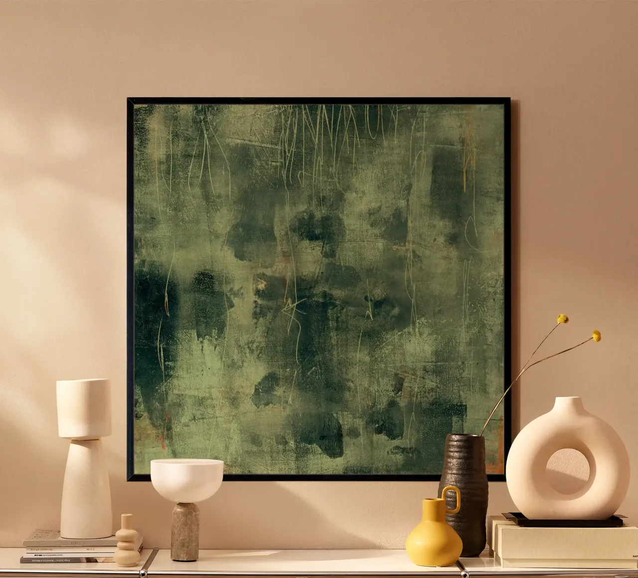 tex mix green poster da IRIS LEHNHARDT FINE ART