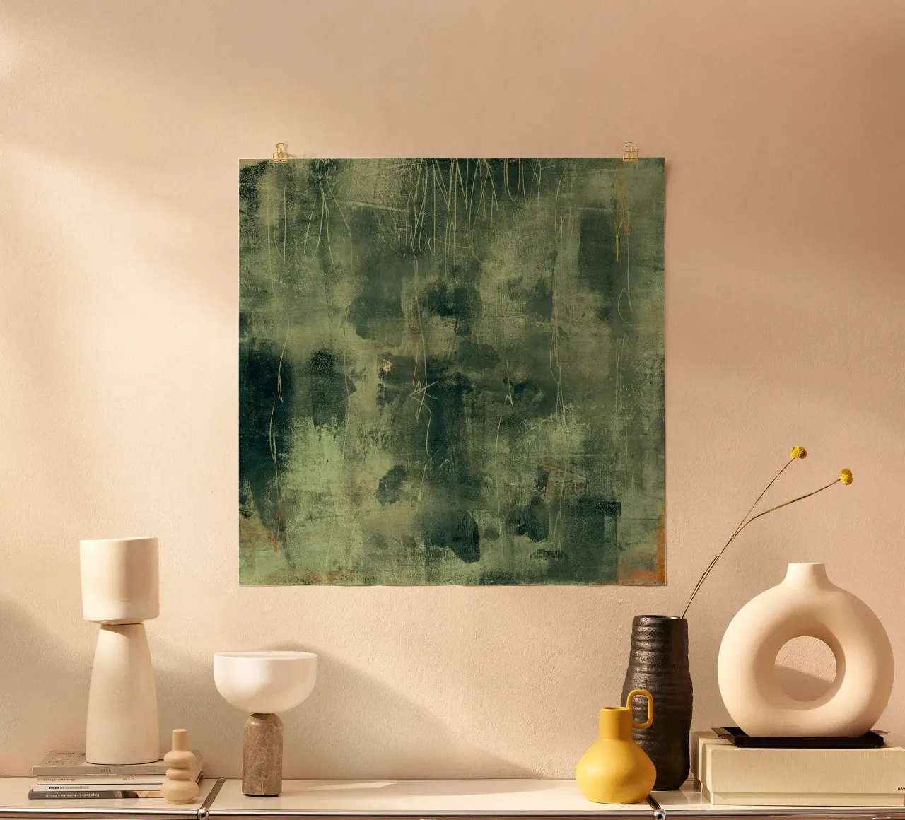 tex mix green poster da IRIS LEHNHARDT FINE ART