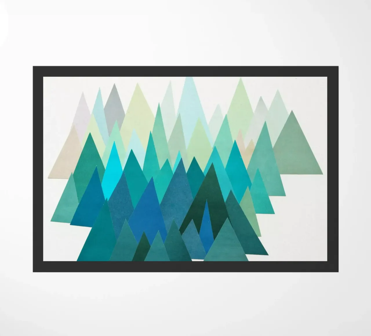 Cold Mountain doormat by Cassia Beck Collage