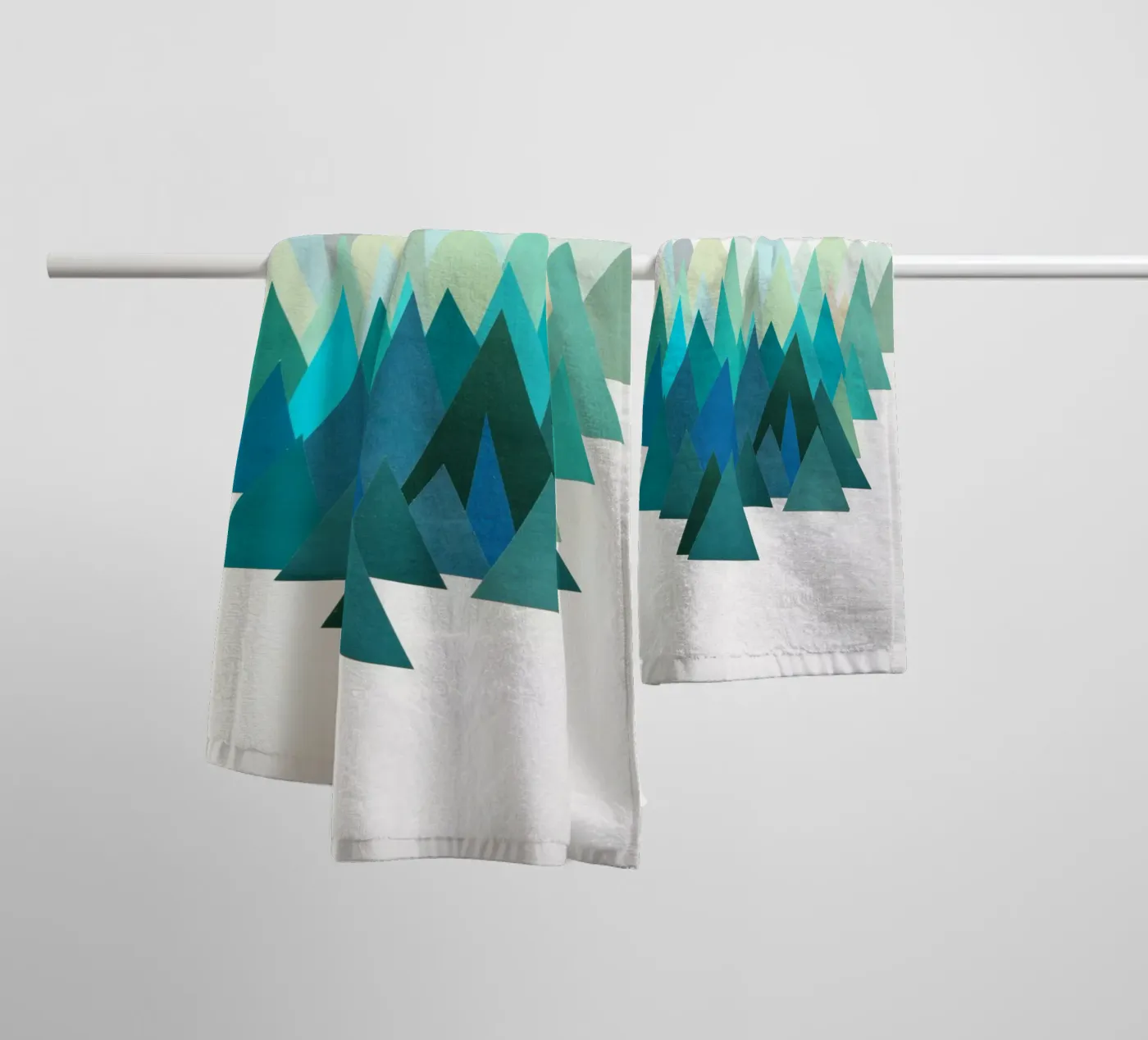 Cold Mountain towel by Cassia Beck Collage