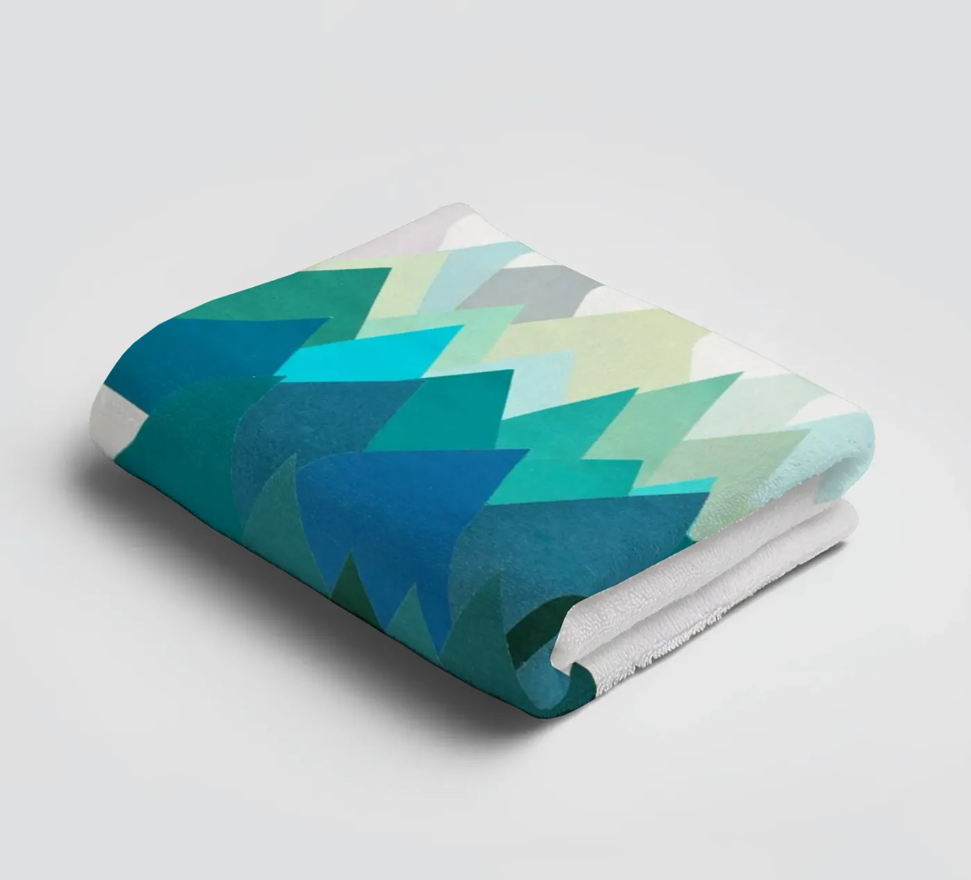 Cold Mountain towel by Cassia Beck Collage