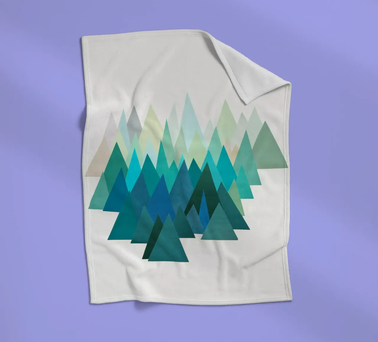 Cold Mountain Fleecedecke von Cassia Beck Collage