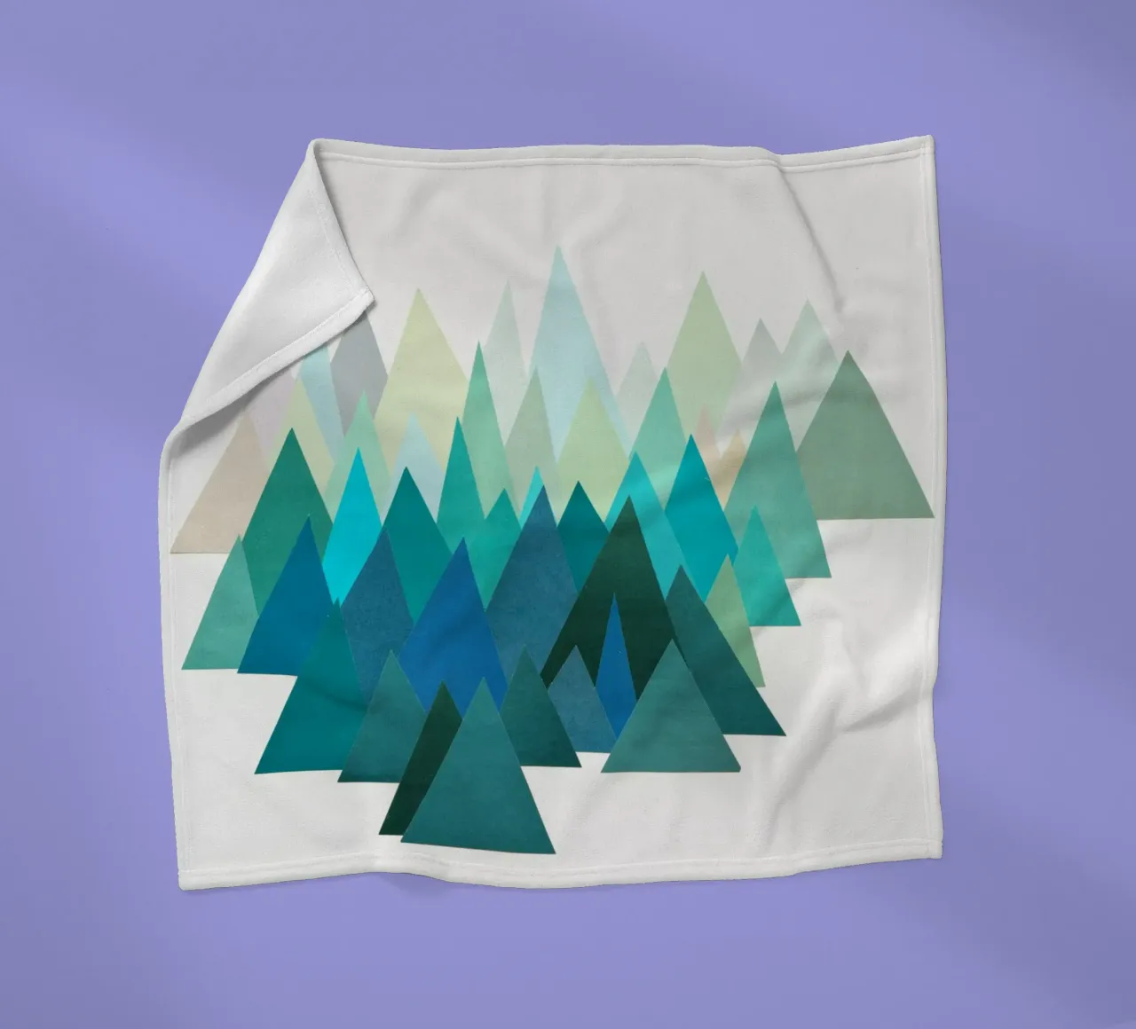 Cold Mountain Fleecedecke von Cassia Beck Collage