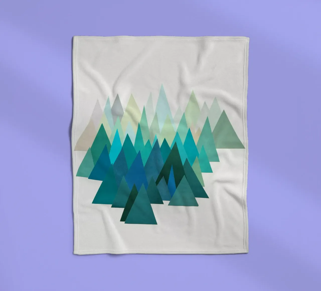 Cold Mountain Fleecedecke von Cassia Beck Collage